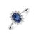Prsteň s zafírom a diamantmi Princess Sparkle2