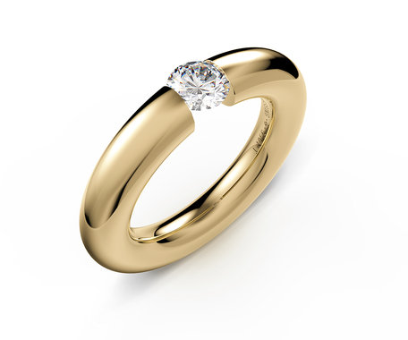 Prsten s diamantom Spannring