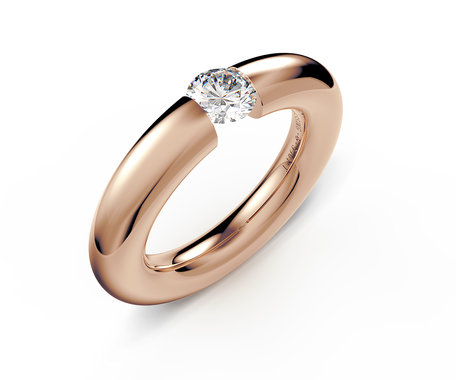 Prsteň s diamantom Spannring