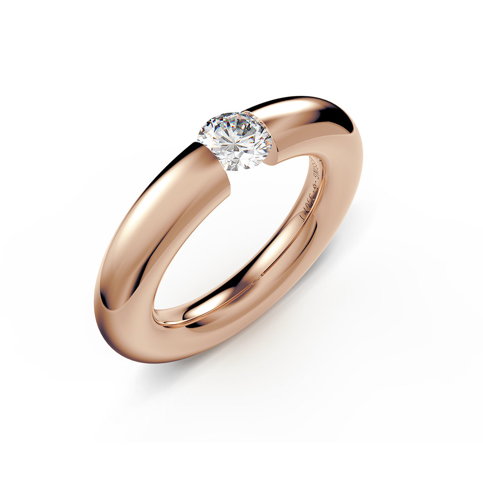 Prsteň s diamantom Spannring