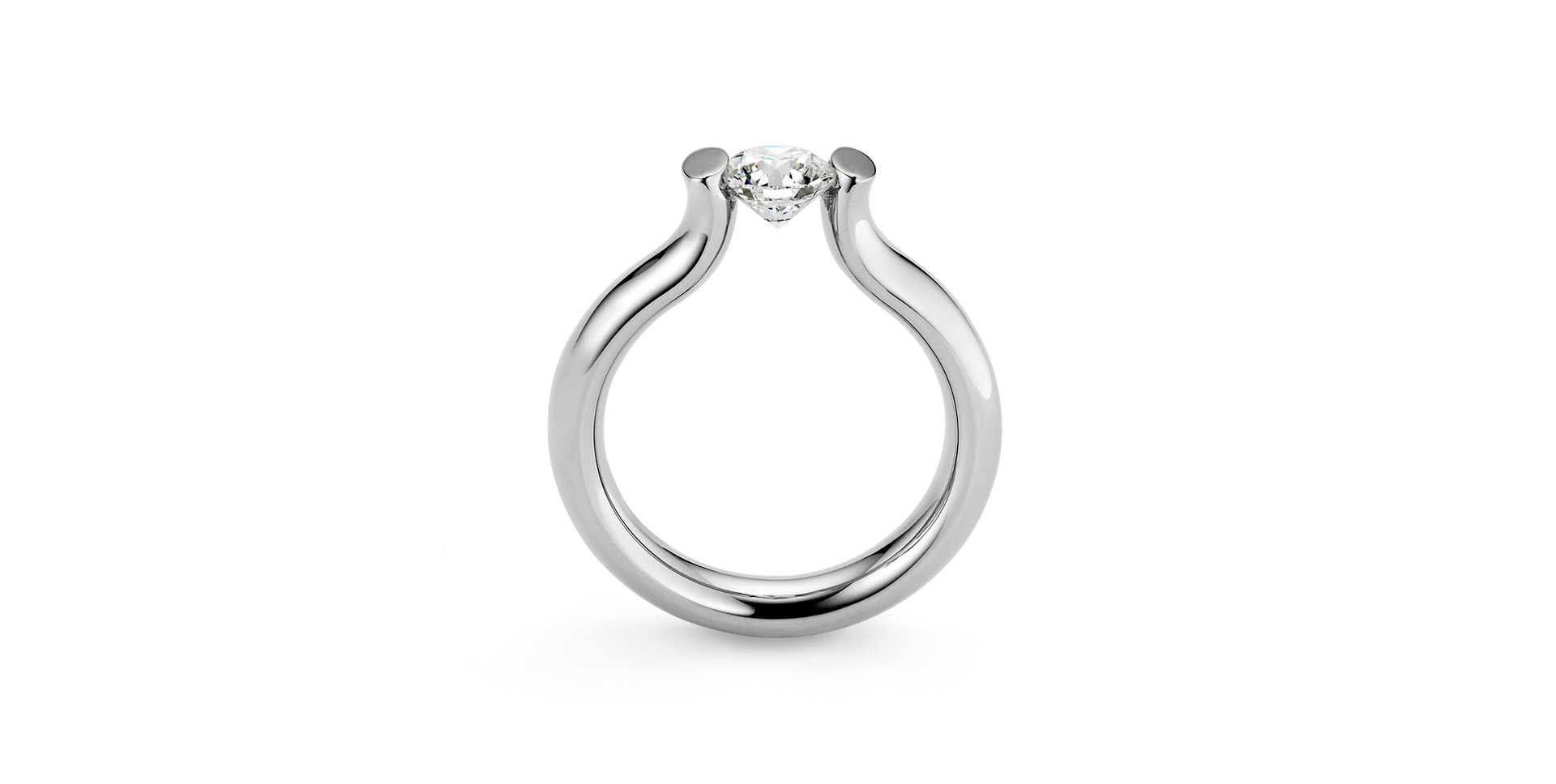 Prsteň s diamantom Spannring Heaven