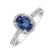 Prsteň s diamantmi a zafírom Princess2