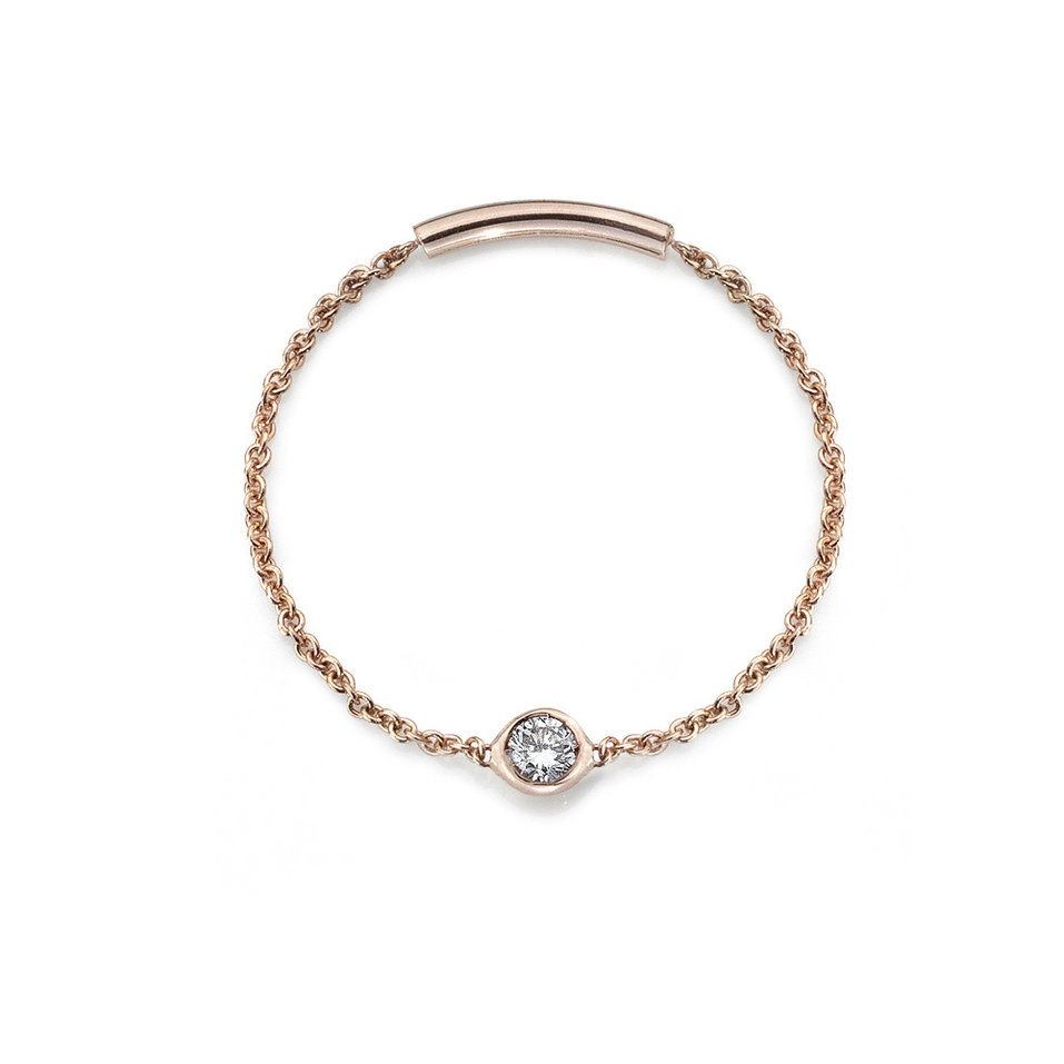 Prsteň s diamantom Solitaire