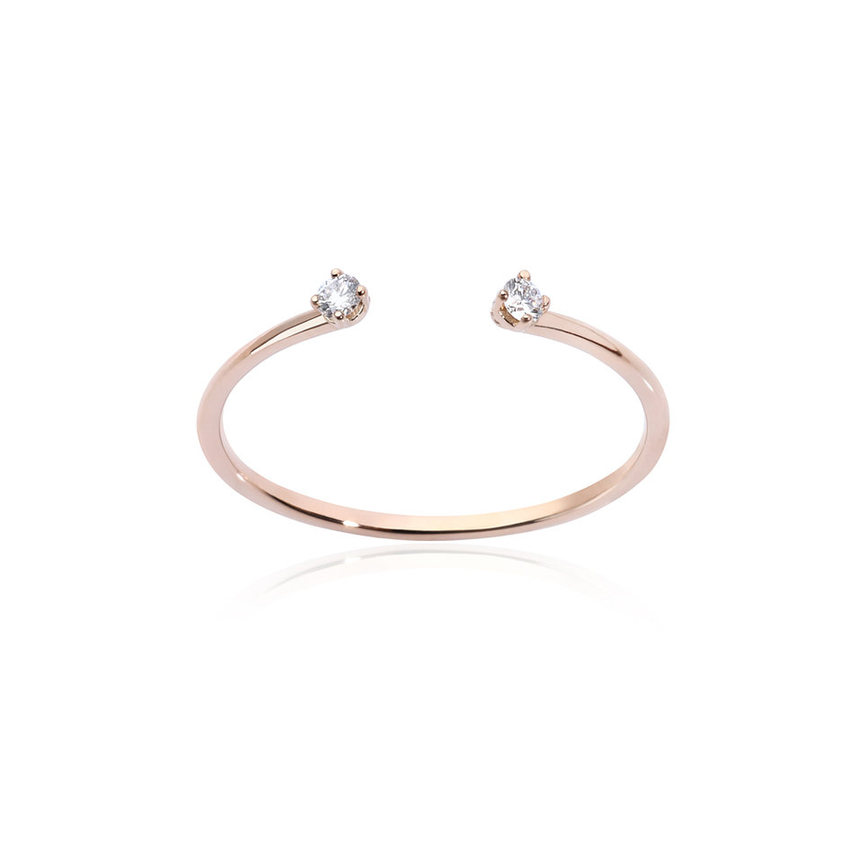 Prsteň s diamantom Solitaire