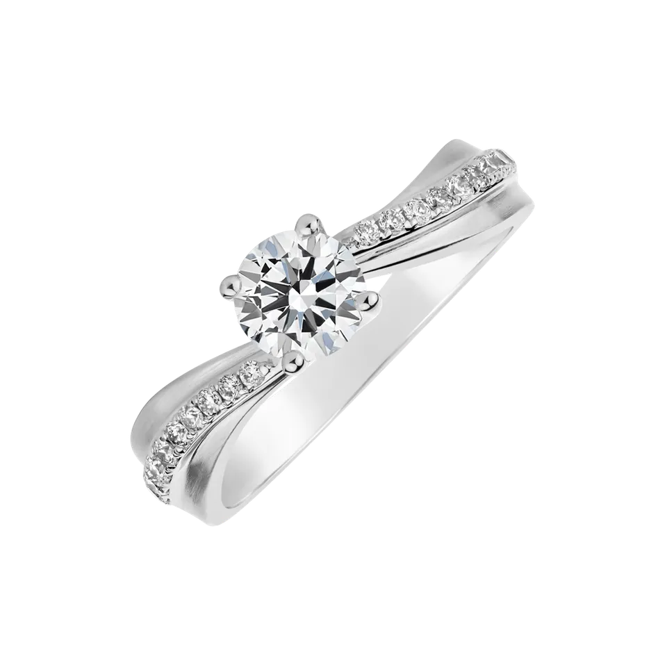 Prsteň s diamantmi Faithful Elegance