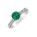 Prsteň so smaragdom a diamantmi Thespilia2