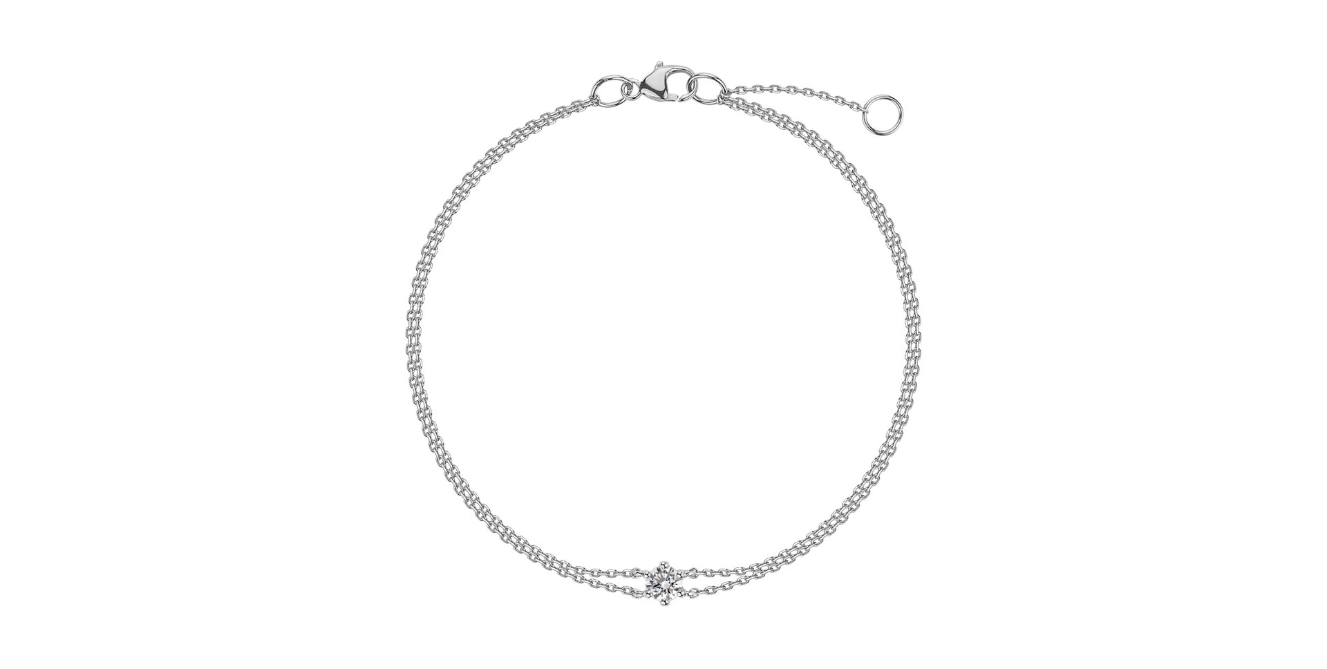 Náramok s diamantom Essential Shine