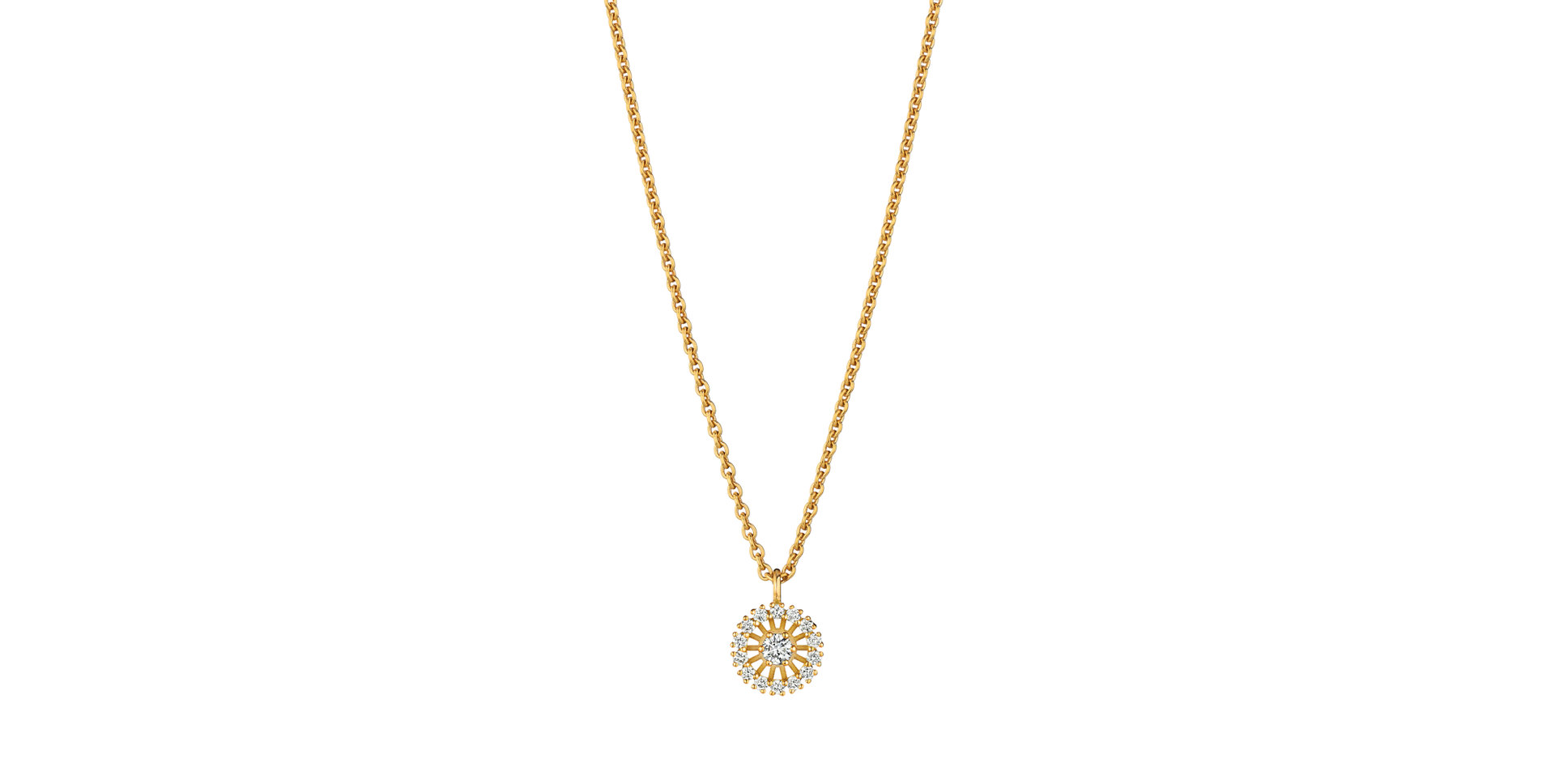 Náhrdelník s diamantmi Swing Boho