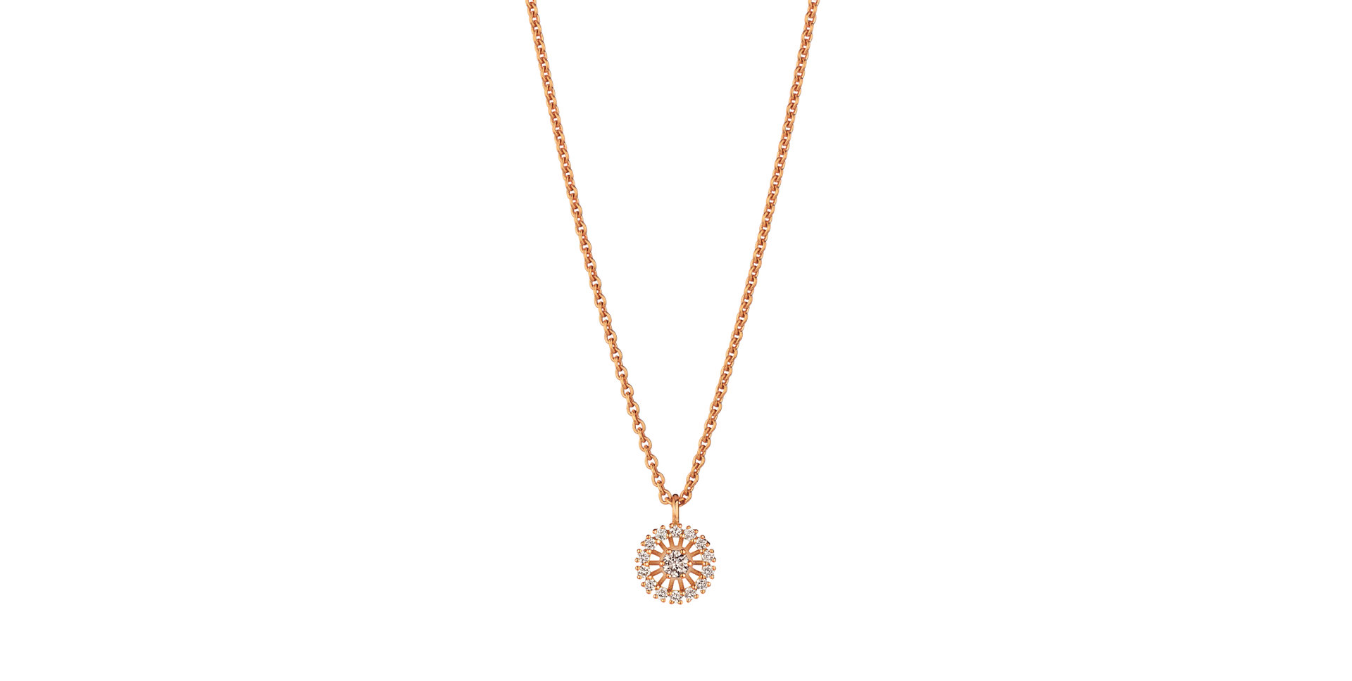 Náhrdelník s diamantmi Swing Boho