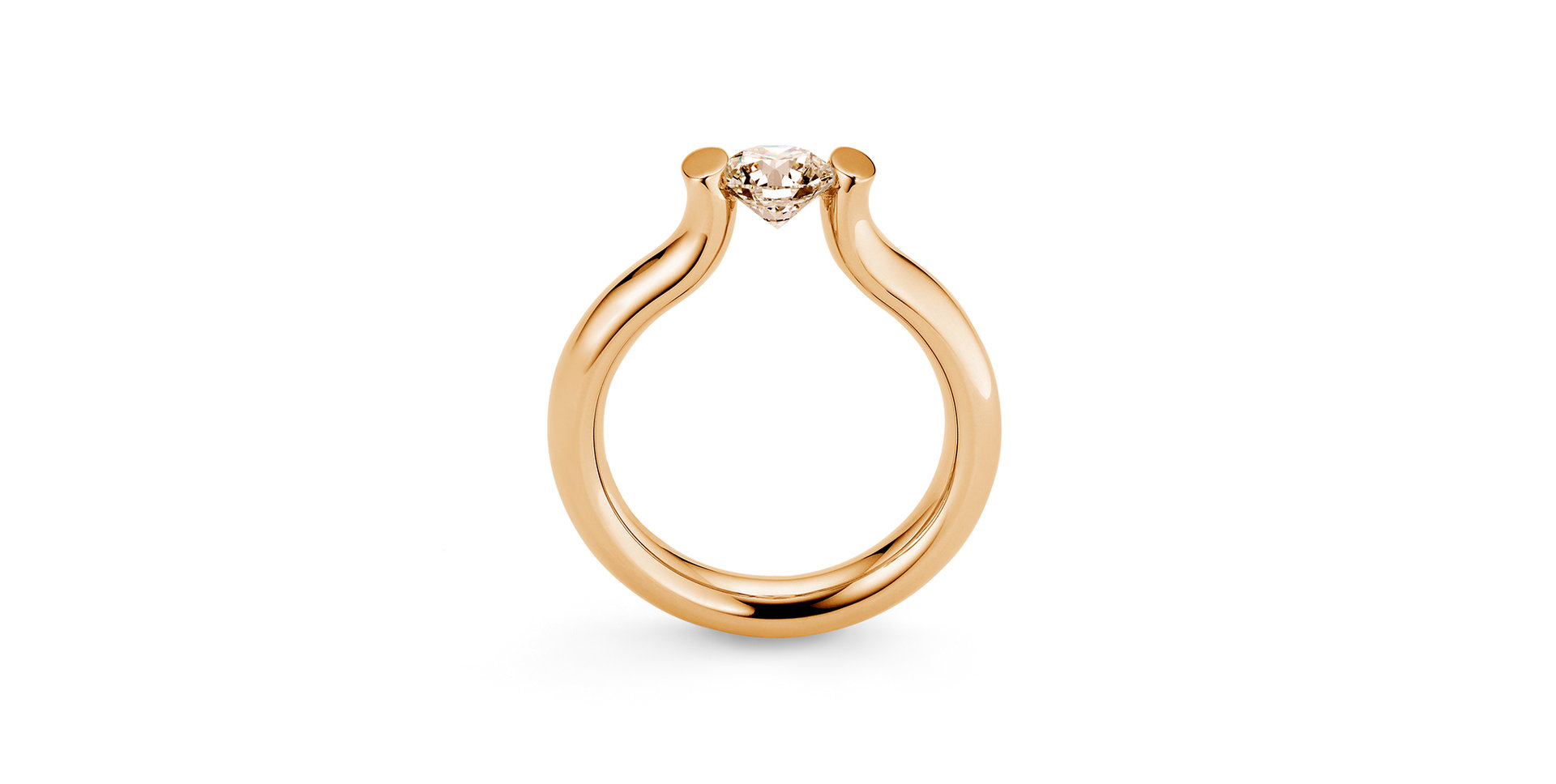 Prsteň s diamantom Spannring Heaven