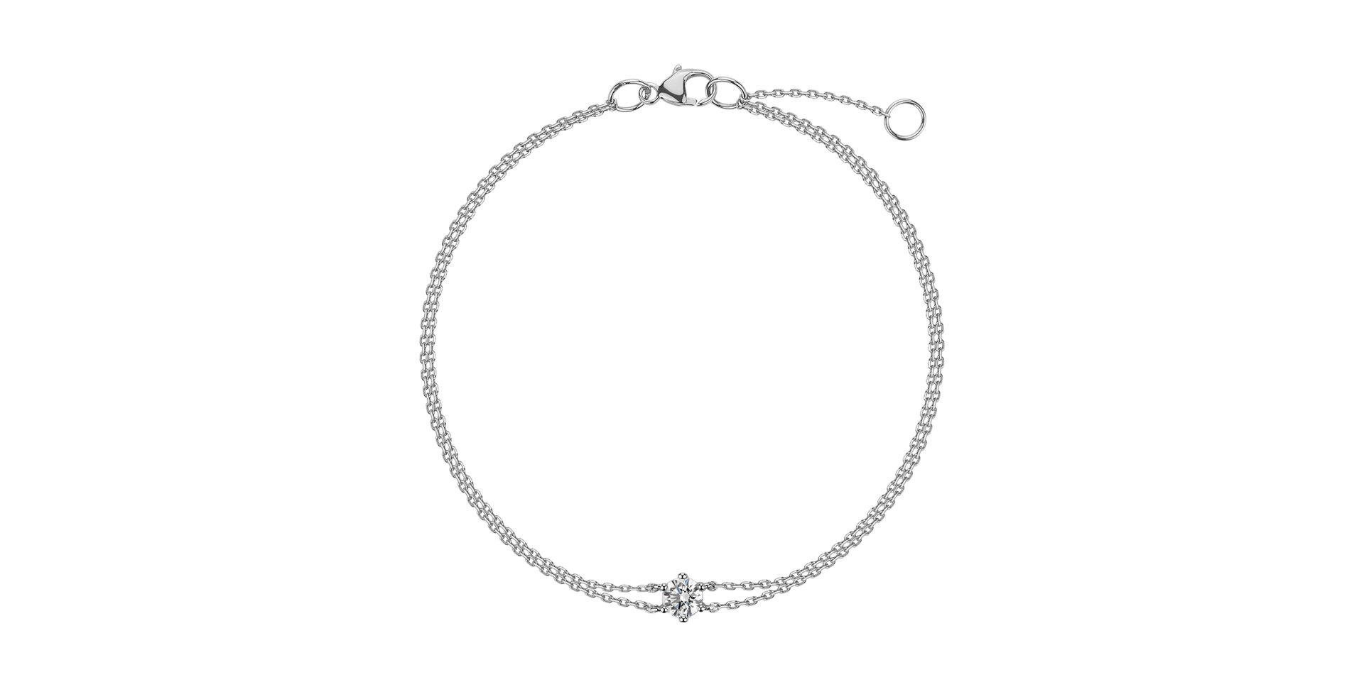 Náramok s diamantom Essential Shine