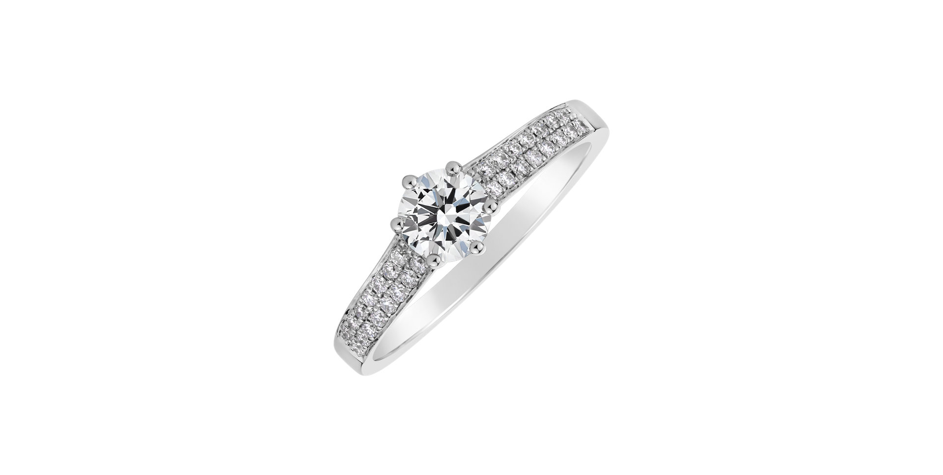 Prsteň s diamantmi Sparkling Romance