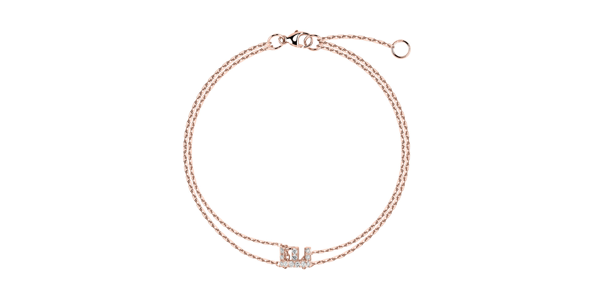 Náramok s diamantmi Magic Letter