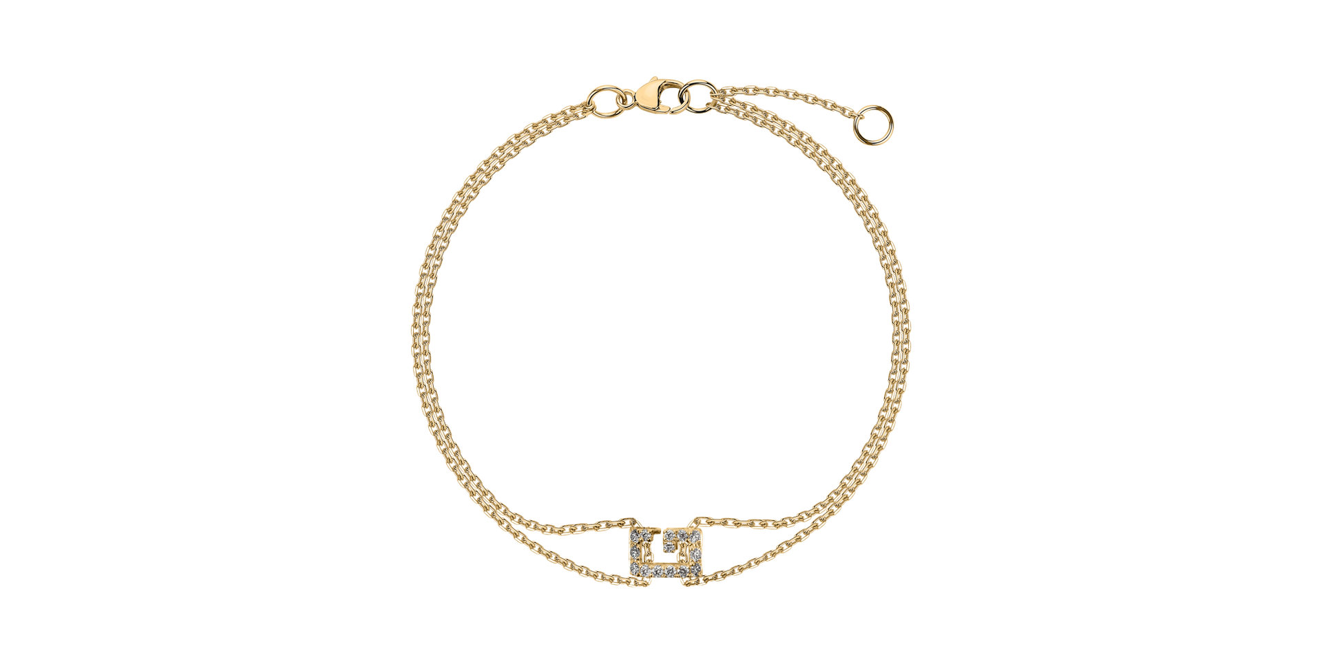 Náramok s diamantmi Magic Letter