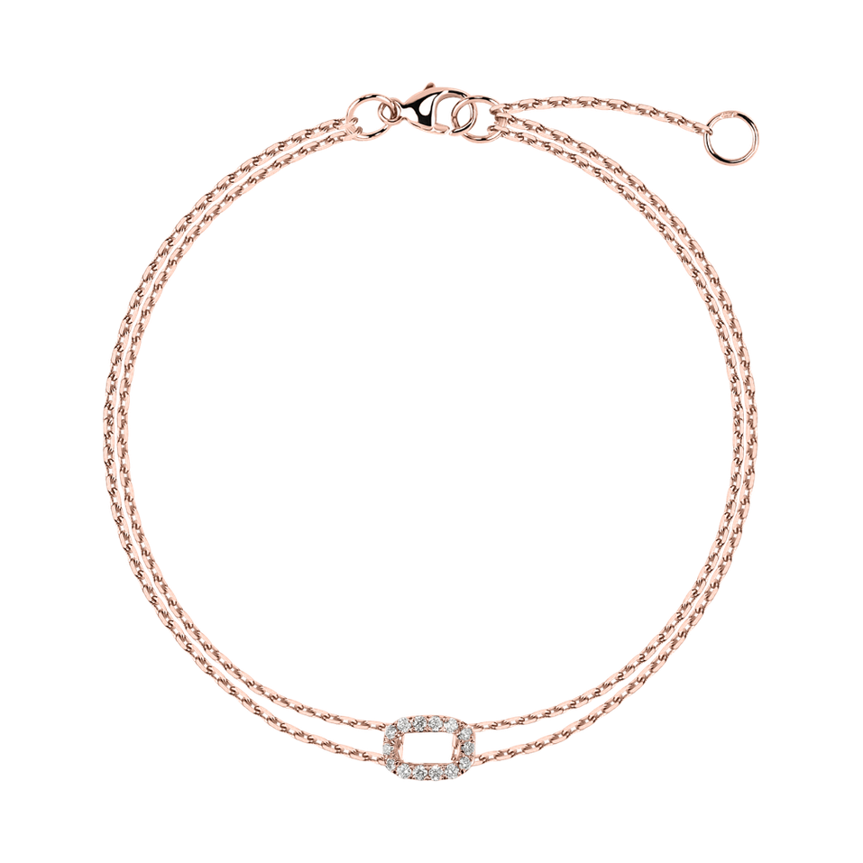 Náramok s diamantmi Magic Letter