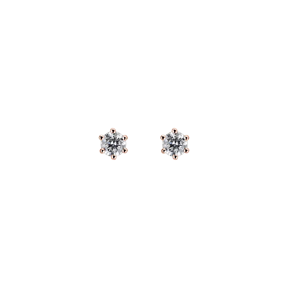 Náušnice s diamantom Essential Sparks