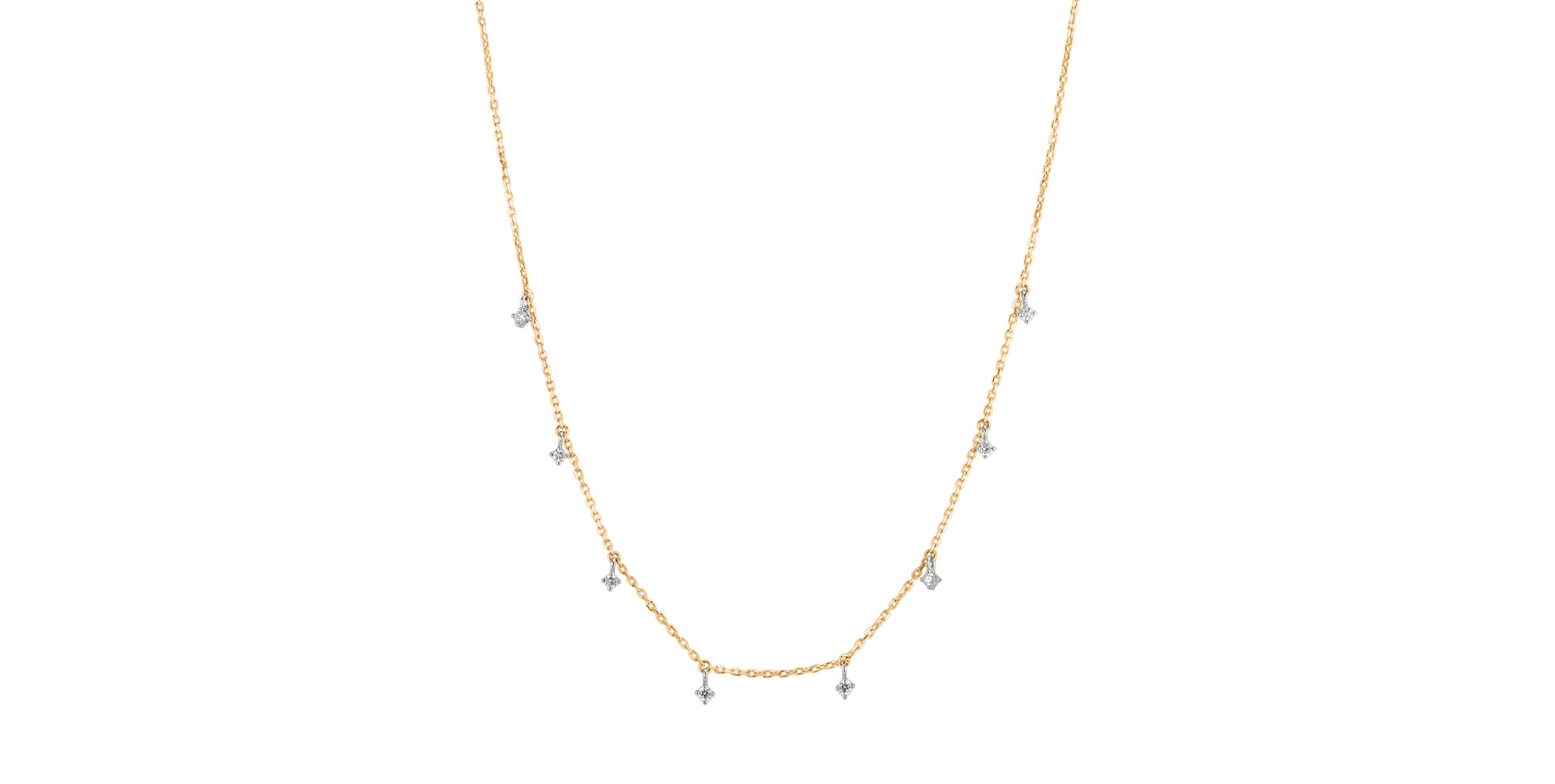 Náhrdelník s diamantmi Disco Diva