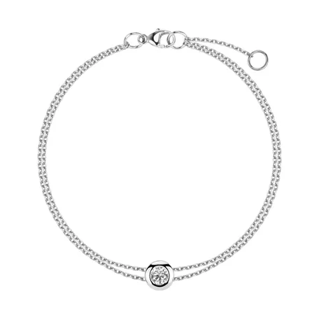 Náramok 14kt biele zlato s diamantmi Cosmic Magic