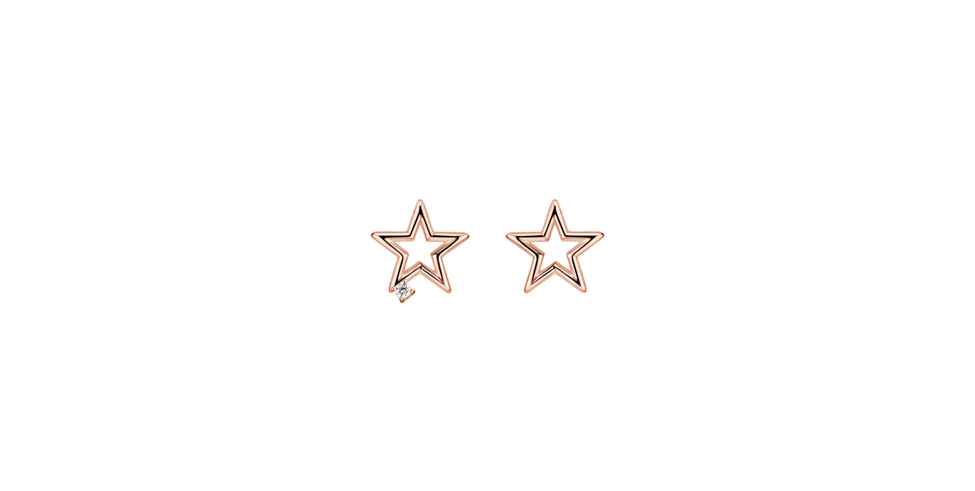Náušnice s diamantom Starlight