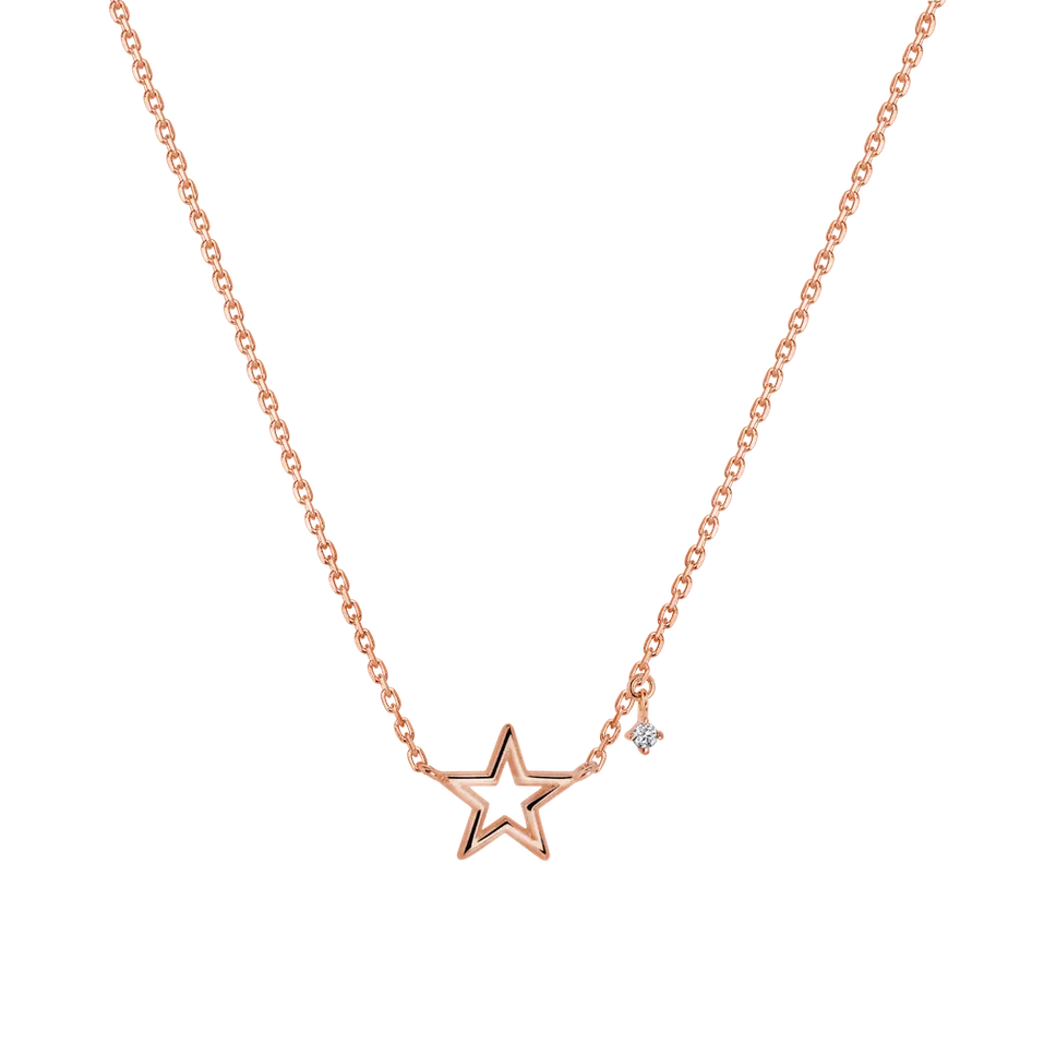 Náhrdelník s diamantom Starlight