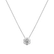 Náhrdelník 14kt biele zlato s diamantom Náhrdelník s briliantom Luxury Clam2