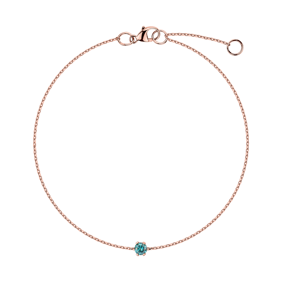 Náramok s modrým diamantom Essential Shine