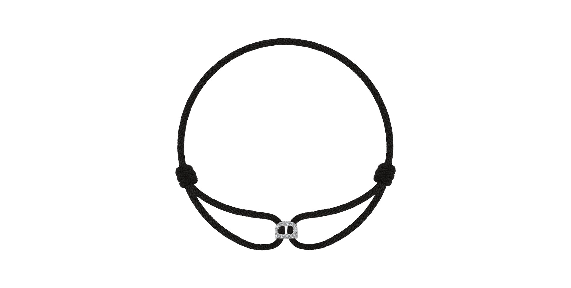 Náramok s diamantmi Alphabet Delight