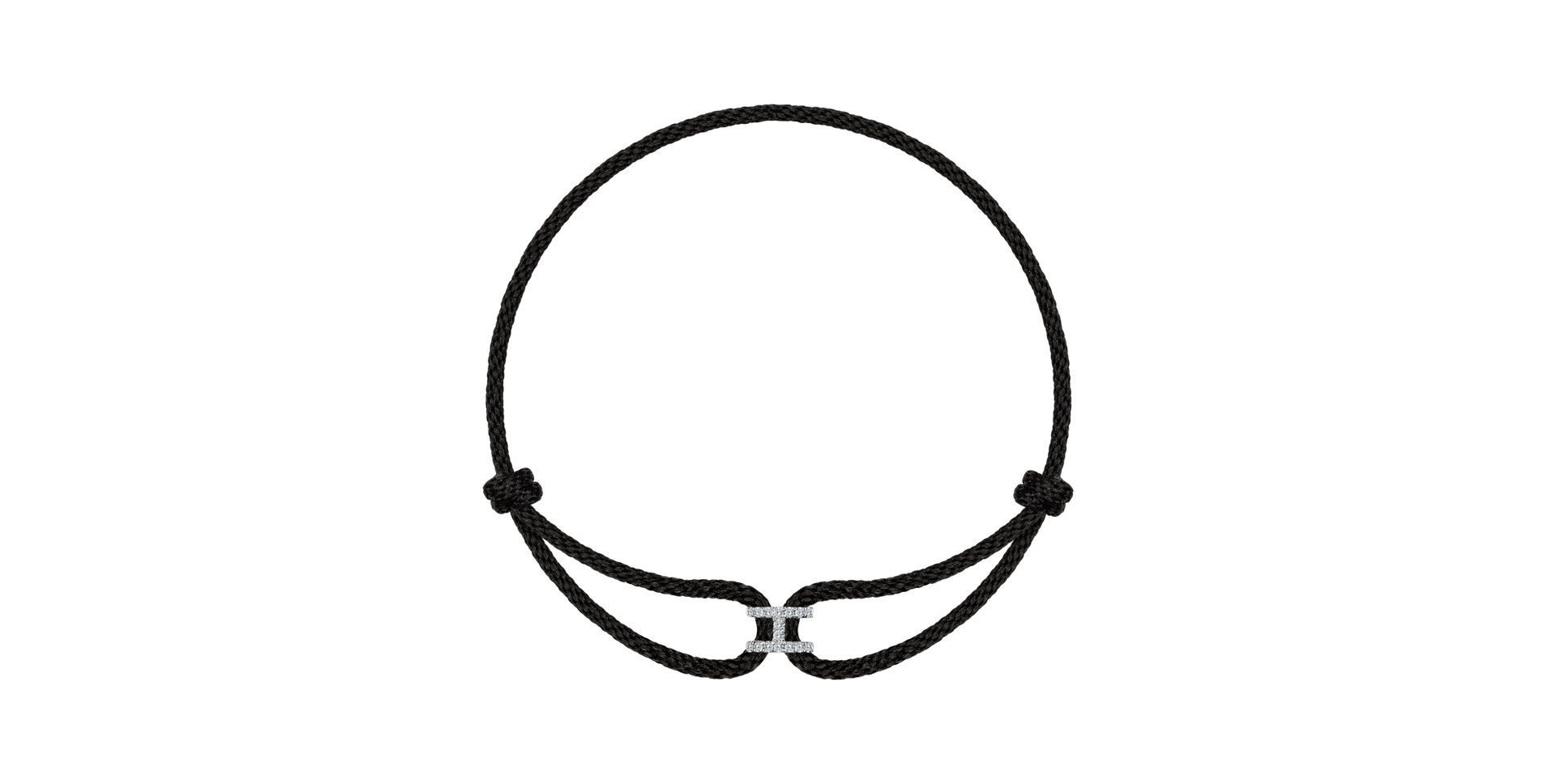 Náramek s diamantmi Alphabet Delight