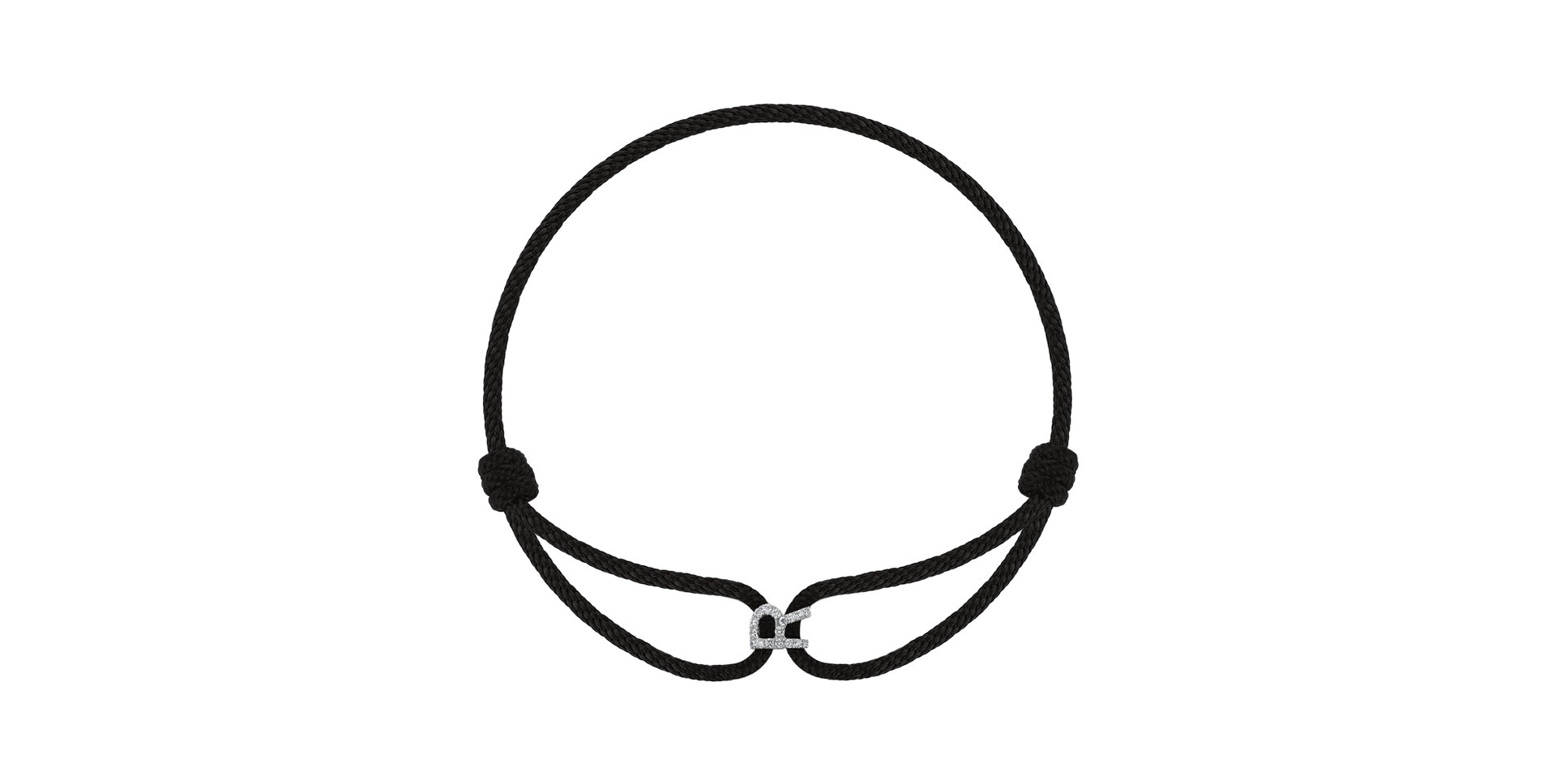 Náramok s diamantmi Alphabet Delight