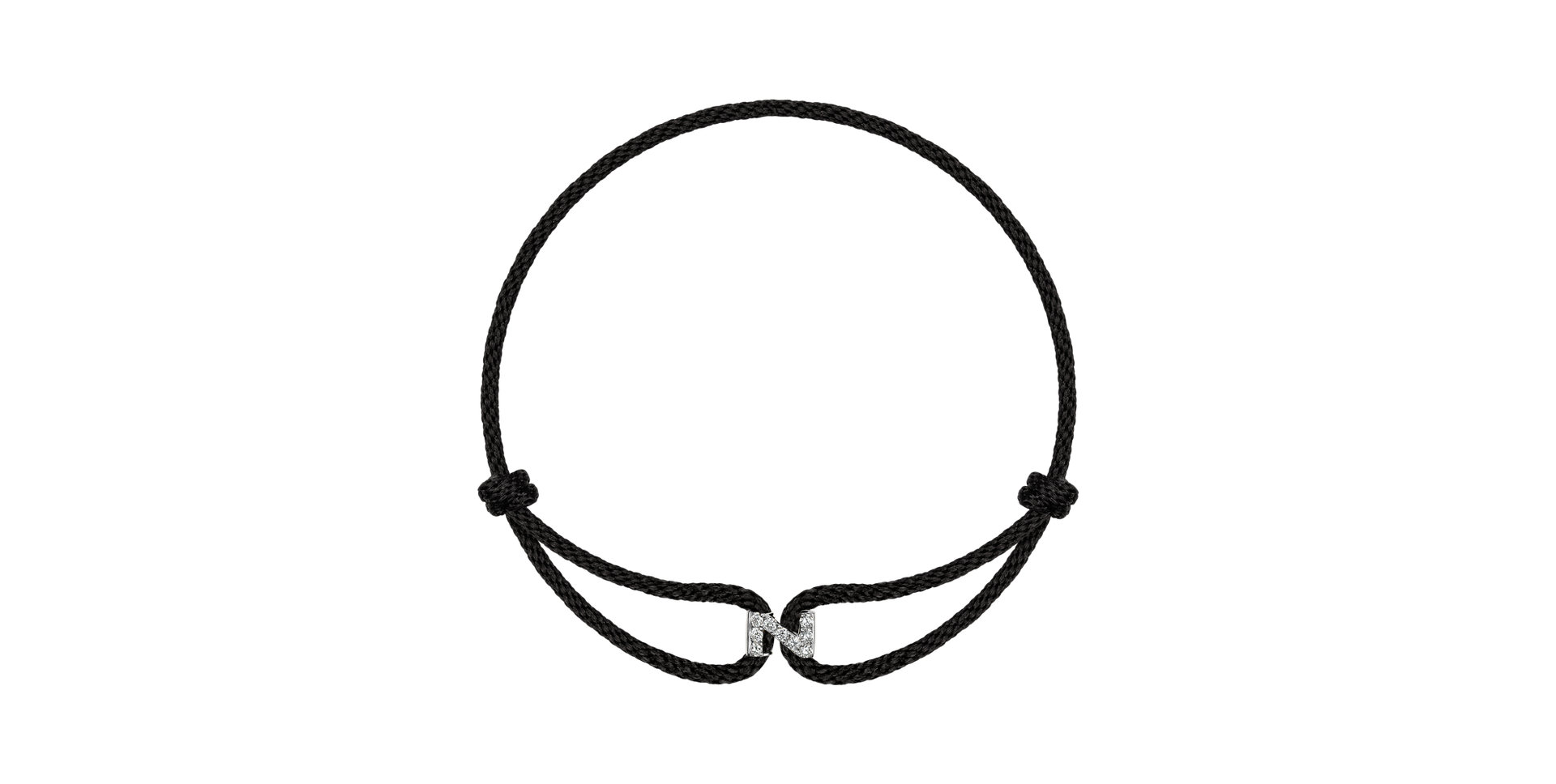 Náramok s diamantmi Alphabet Delight