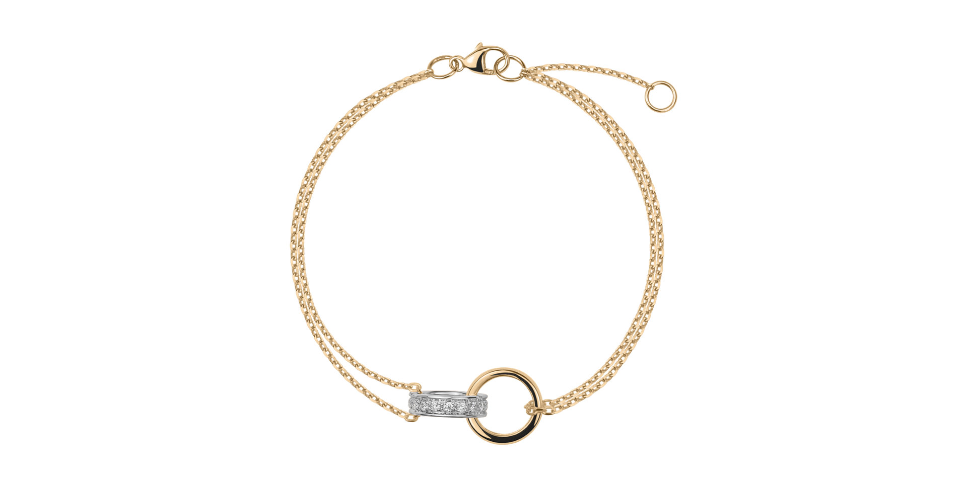 Náramok s diamantmi Harmonic Bond