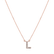 Náhrdelník s diamantmi Shiny Alphabet2