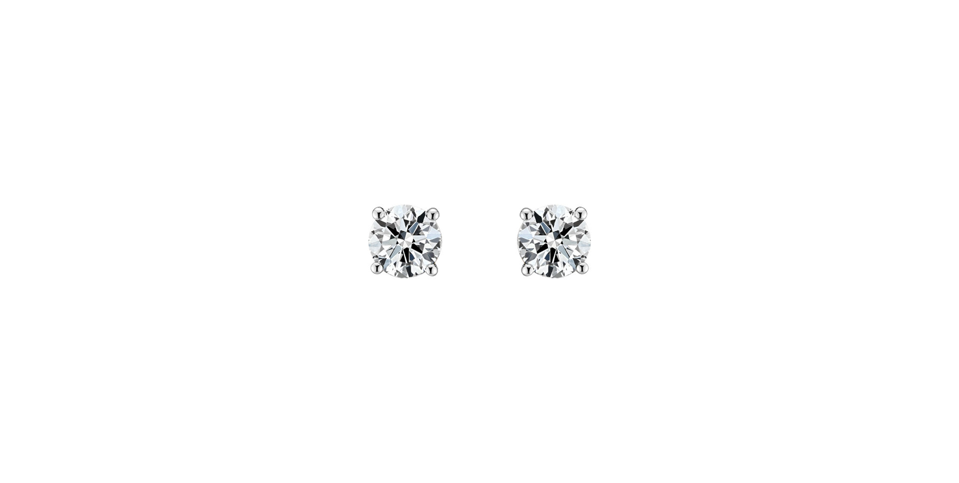 Náušnice s diamantom Essential Shine