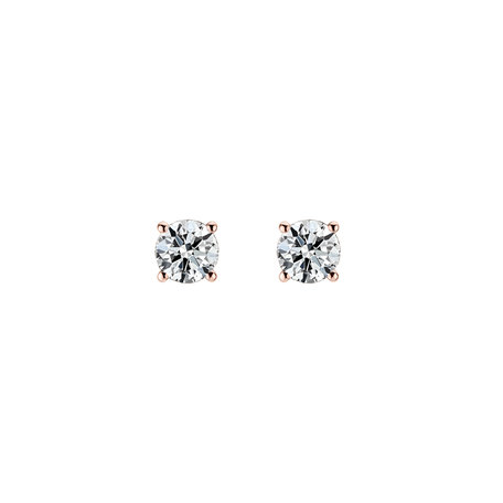 Náušnice s diamantmi Essential Shine