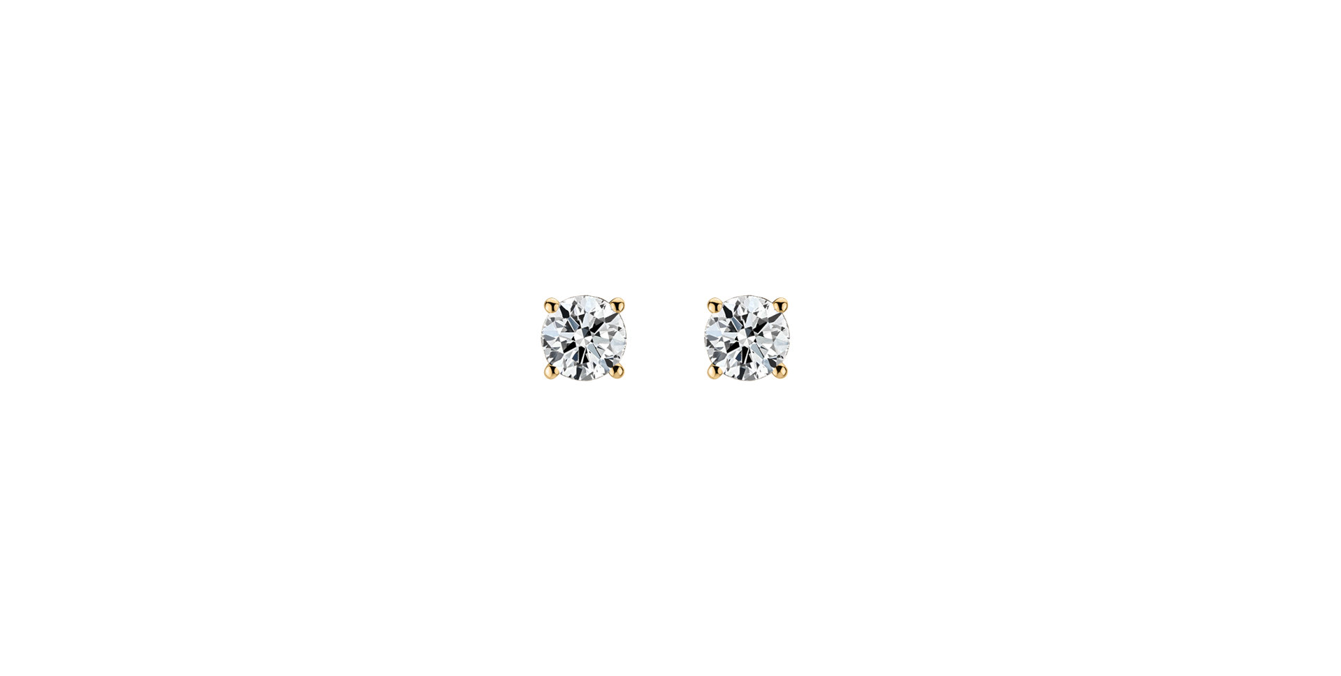 Náušnice s diamantom Essential Shine
