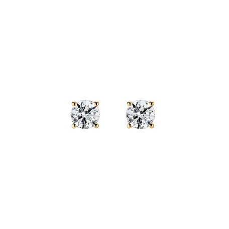 Náušnice s diamantom Essential Shine