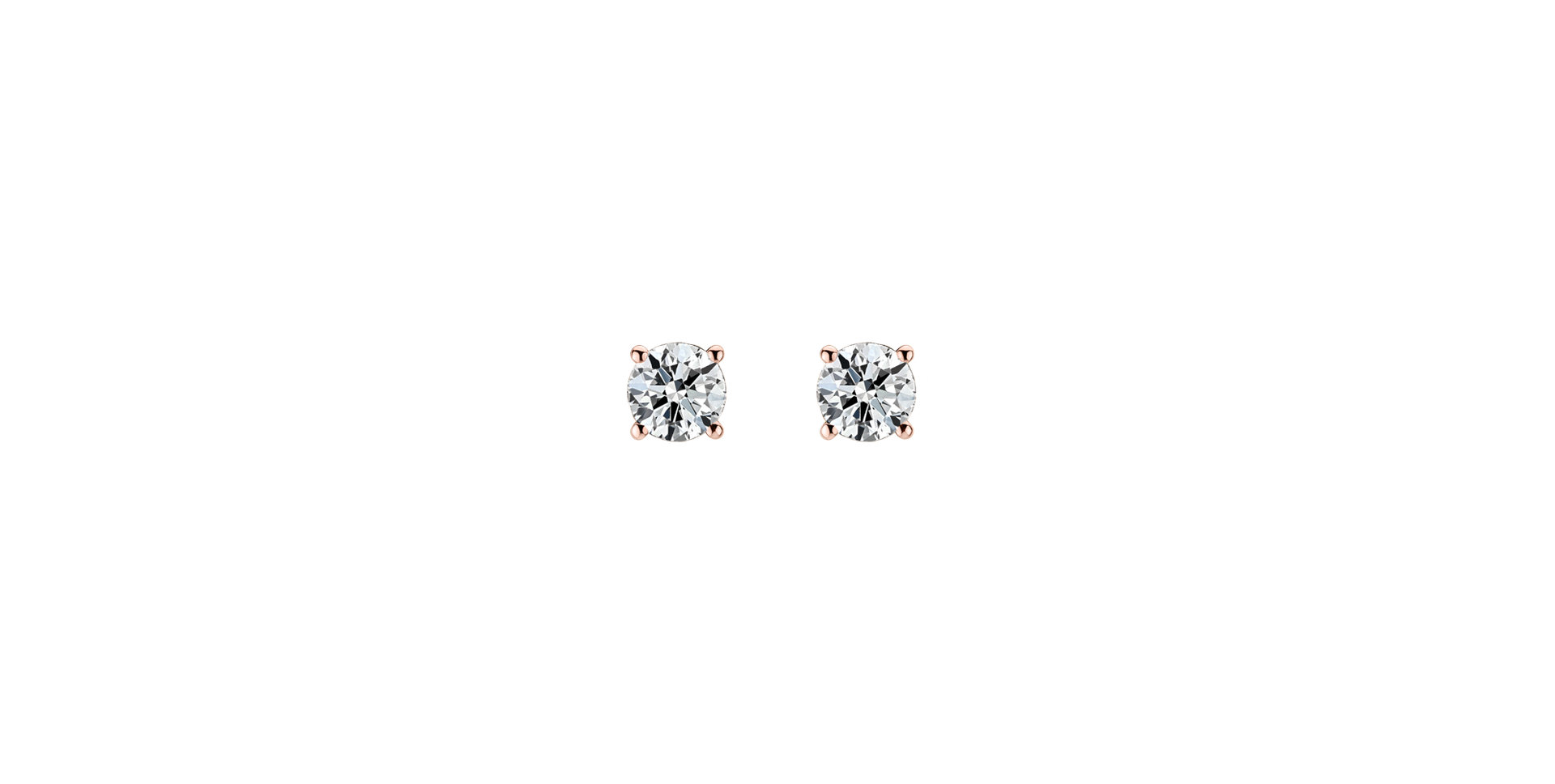 Náušnice s diamantom Essential Shine