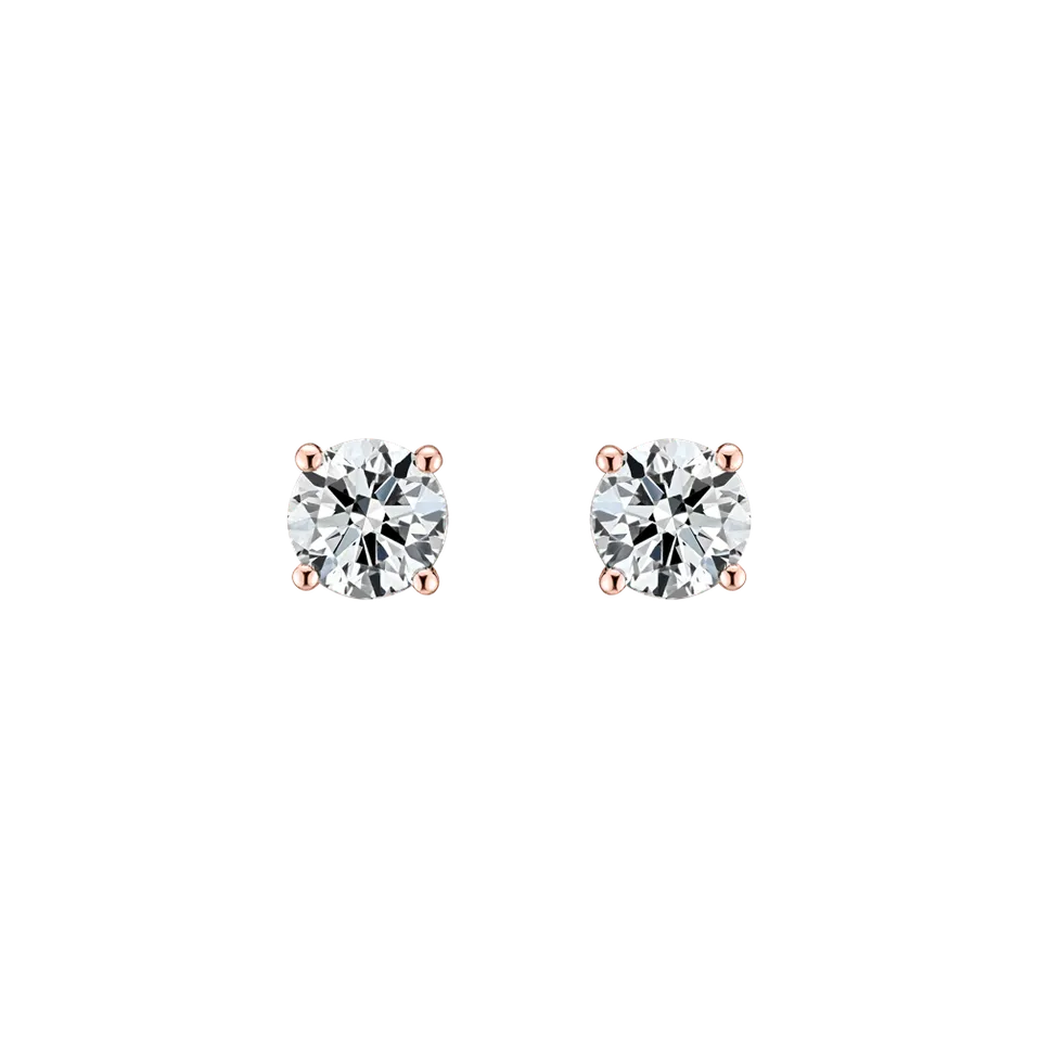 Náušnice s diamantom Essential Shine