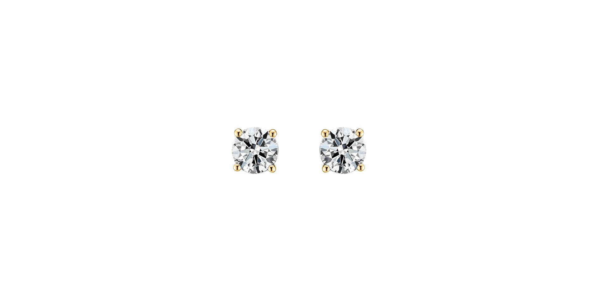 Náušnice s diamantom Essential Shine