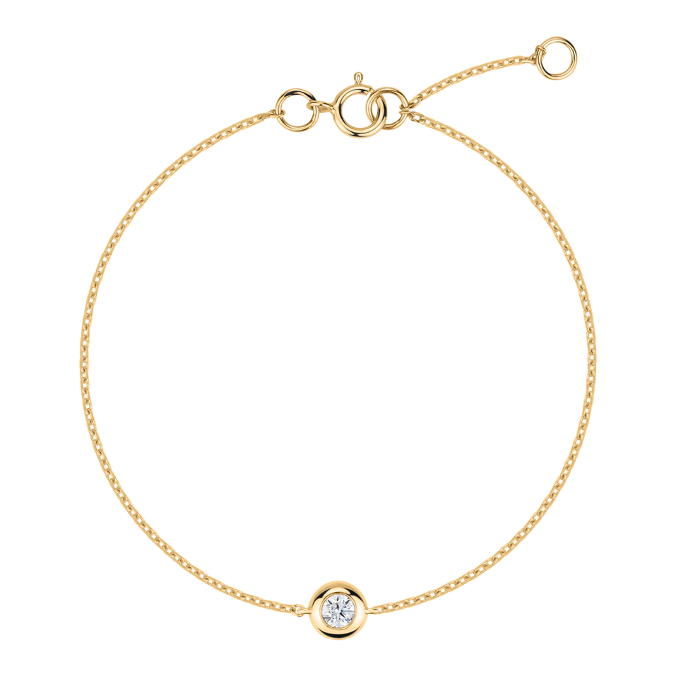 Náramek s diamantom Sparkling Dot