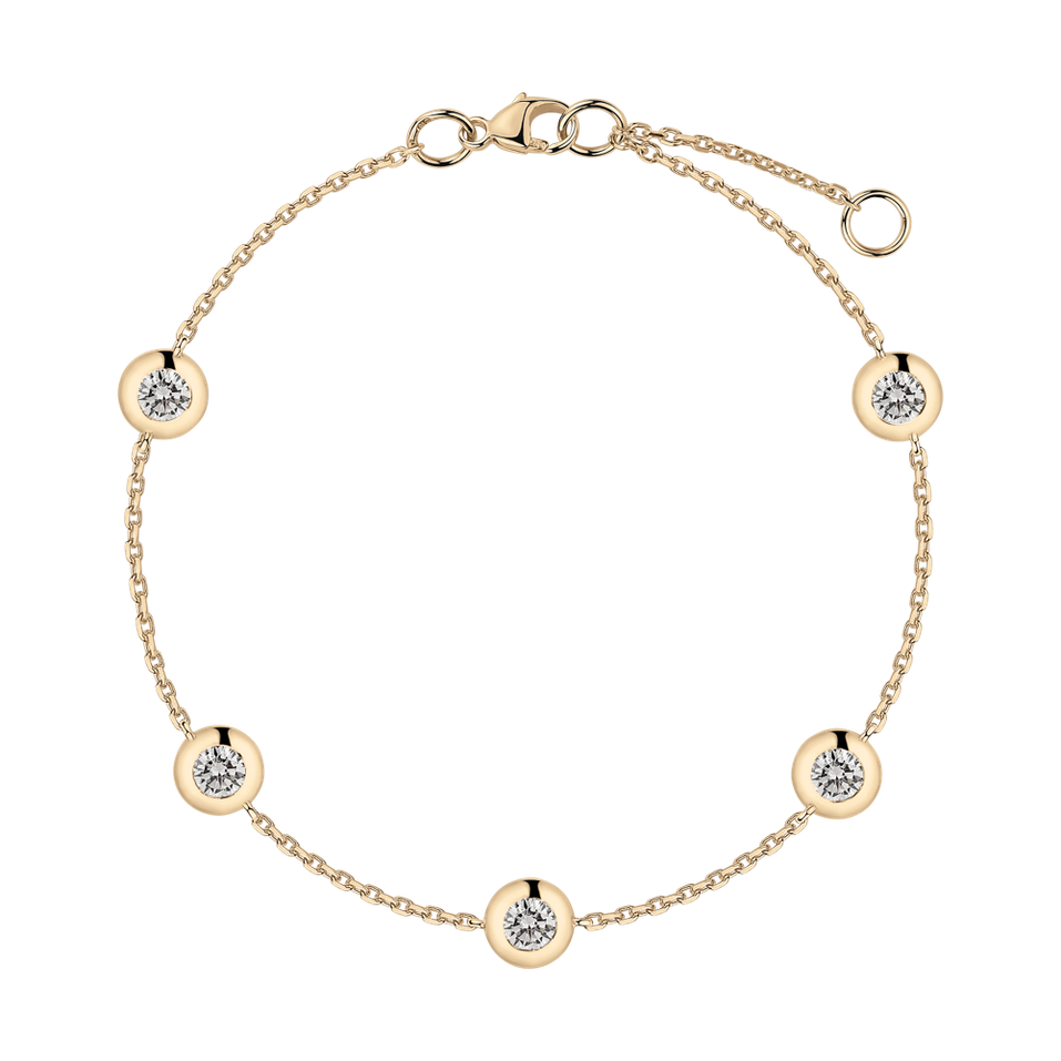 Náramok s diamantmi Sparkling Dots