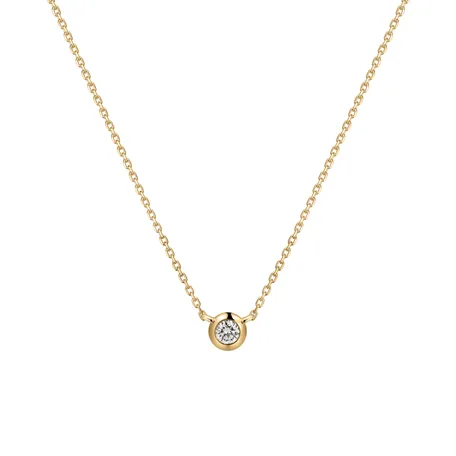 Náhrdelník s diamantom Sparkling Drop