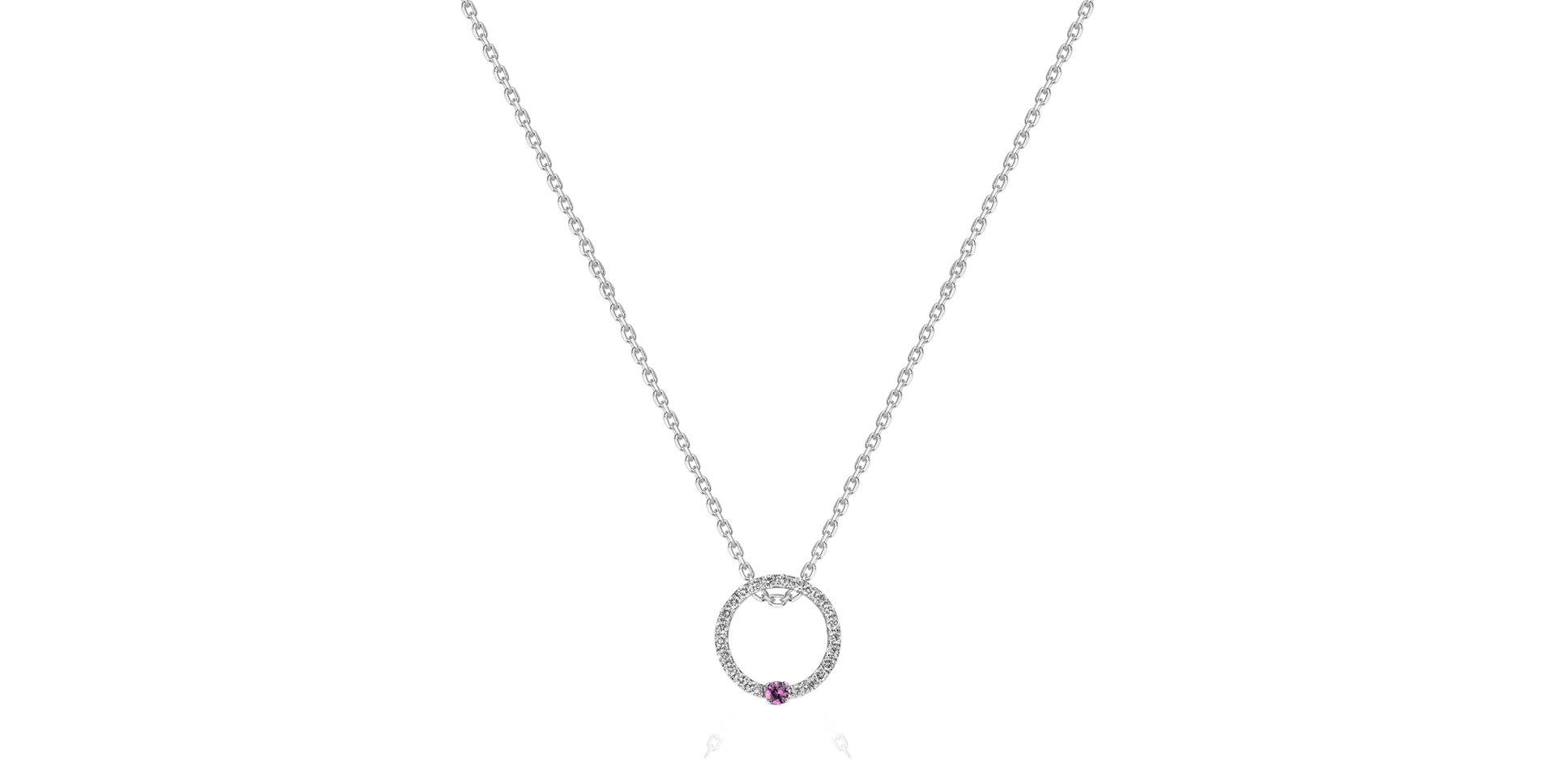 Prívesok s diamantmi a zafírom Fairytale Heaven