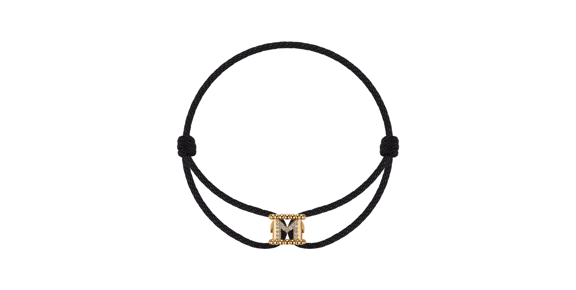 Náramok s diamantmi Magnificent Letter