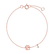 Náramok s diamantom Curly Letter B3