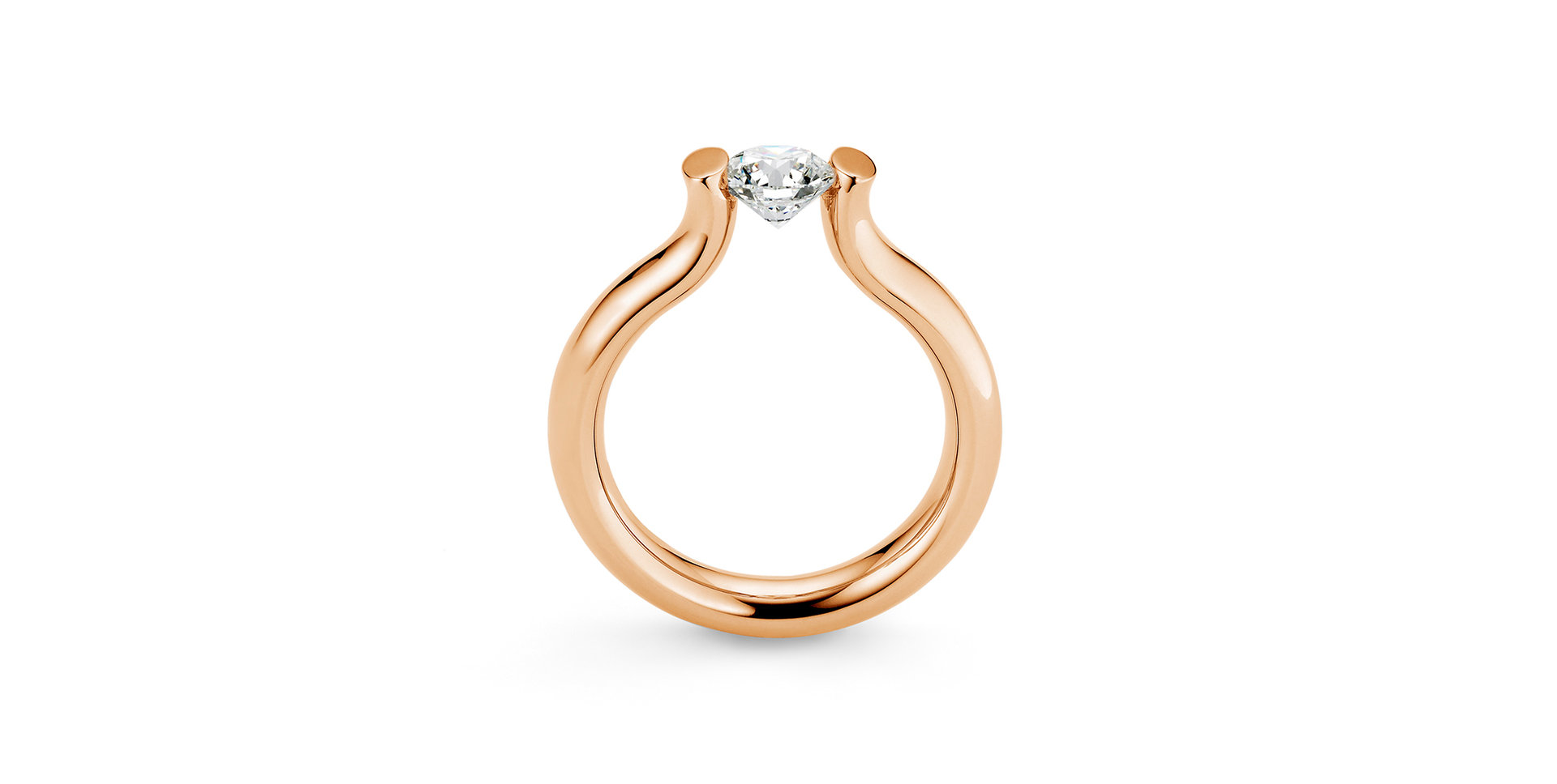 Prsteň s diamantom Spannring Heaven