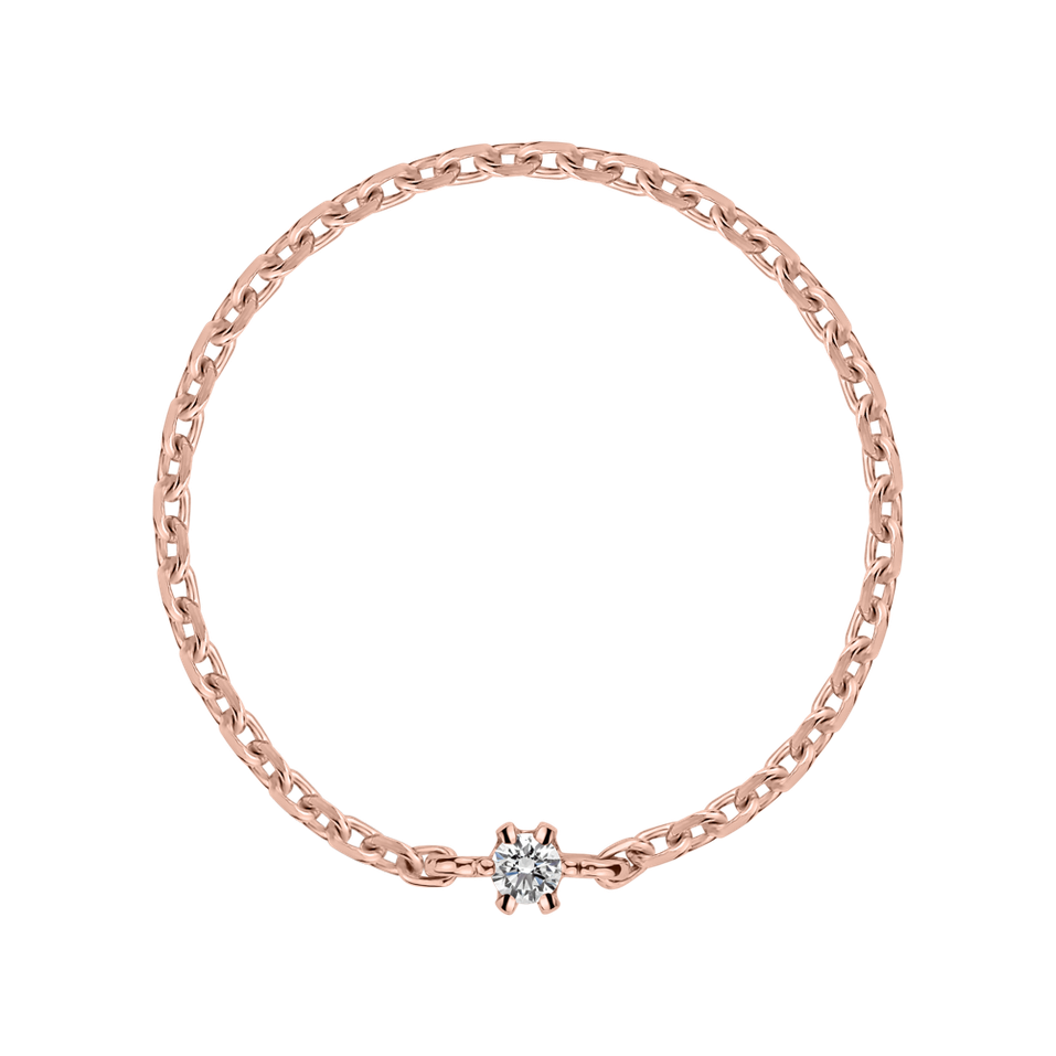 Prsteň s diamantom Boogie