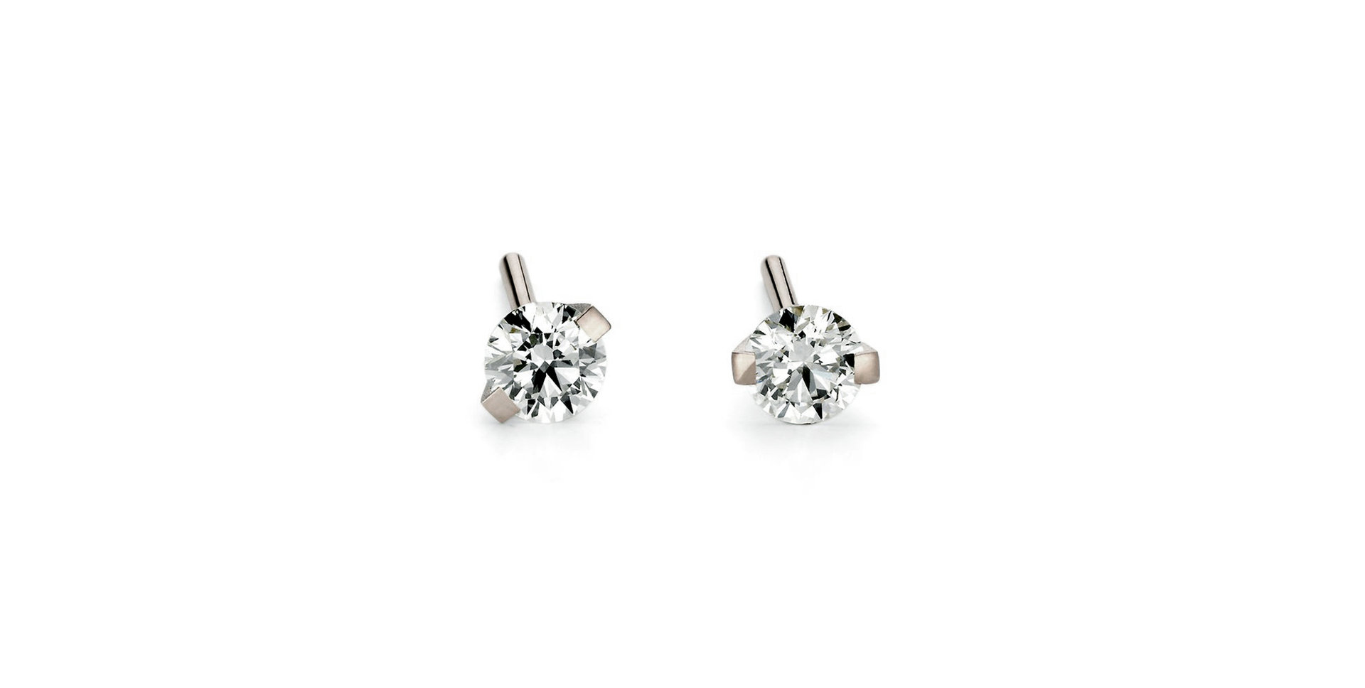 Náušnice s diamantom Princess Earrings