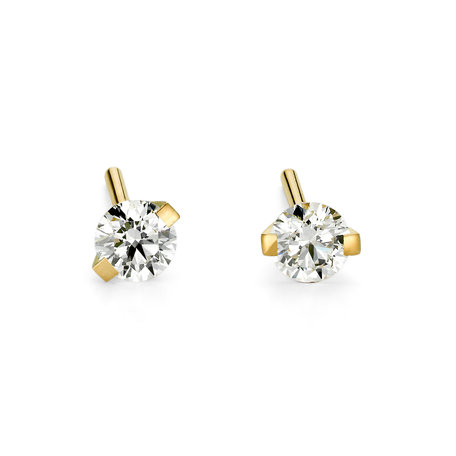 Náušnice s diamantom Princess Earrings