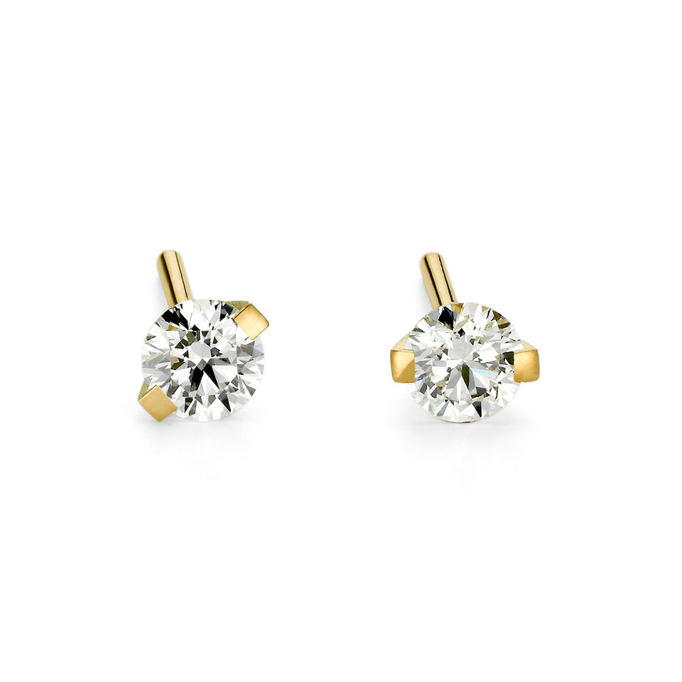 Náušnice s diamantom Princess Earrings